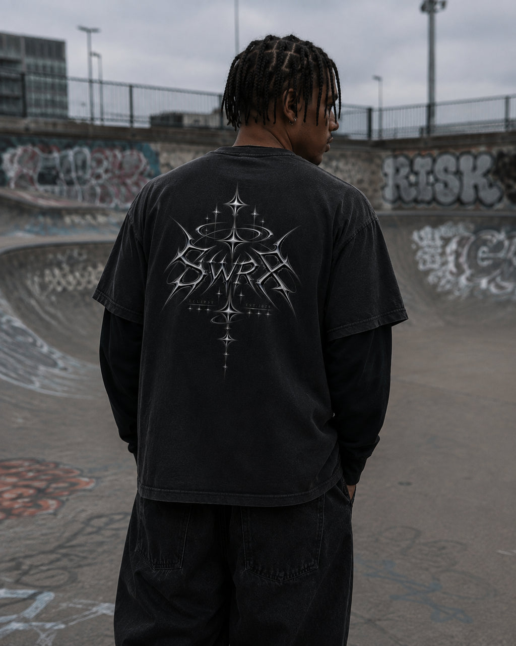 ECLIPSE - 2 piece oversized T-shirt
