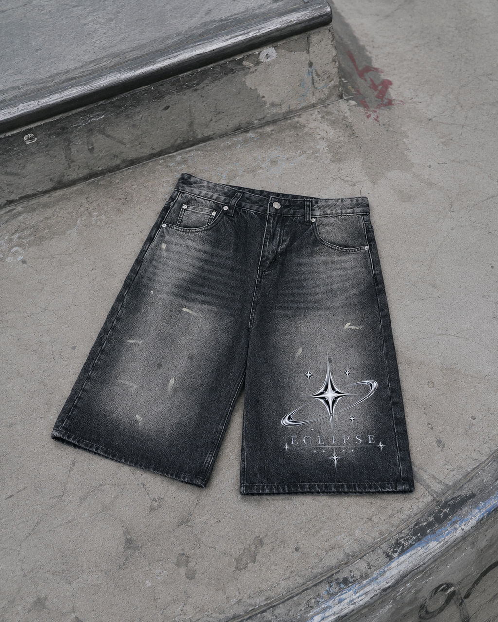ECLIPSE - Denim Jorts