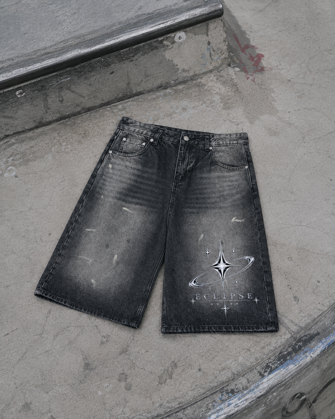 ECLIPSE - Denim Jorts